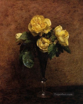 Fleurs Roses マレシャル・ニール 花の画家 アンリ・ファンタン・ラトゥール Oil Paintings